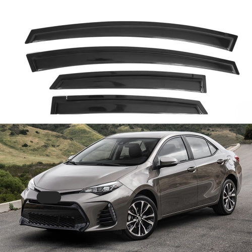 Window Visors for Toyota Corolla Sedan 2014-2018 (Excludes Hatchback), 4-Piece