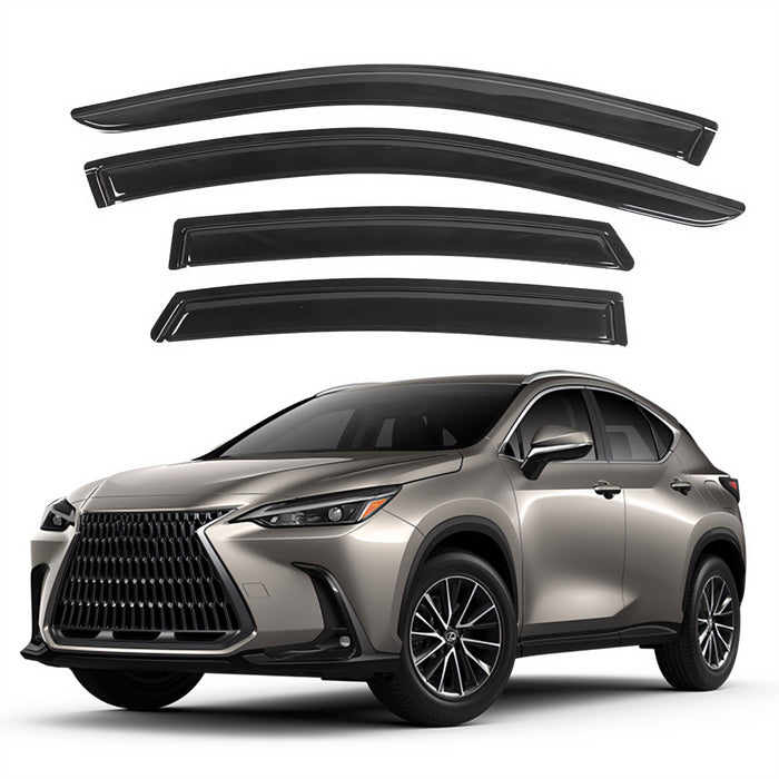 Window Visors for Lexus NX Series 2022-2024, 4-Piece