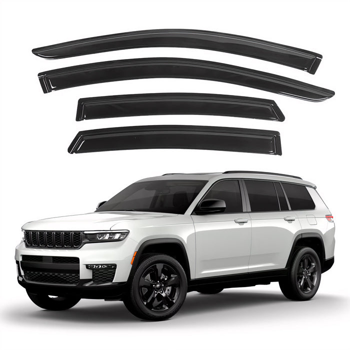 Window Visors for Jeep Grand Cherokee 2011-2023, 4-Piece