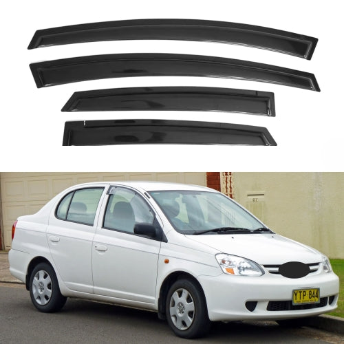 Window Visors for Toyota Echo Sedan 2000-2005, 4-Piece