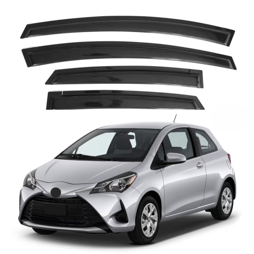 Window Visors for Toyota Yaris Hatchback 2012-2018, 4-Piece