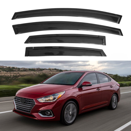 Window Visors for Hyundai Accent 2018-2023, 4-Piece