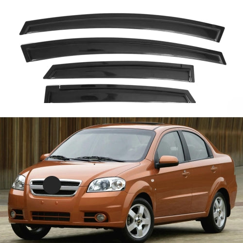 Window Visors for Chevrolet Aveo Sedan 2007-2010, 4-Piece
