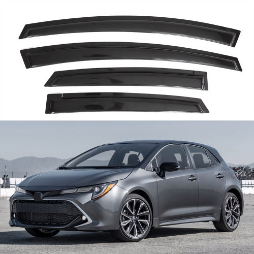 Window Visors for Toyota Corolla Hatchback 2019-2024, 4-Piece
