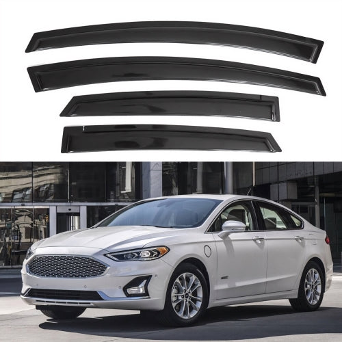 Window Visors for Ford Fusion 2013-2020, 4-Piece (Tape-On)