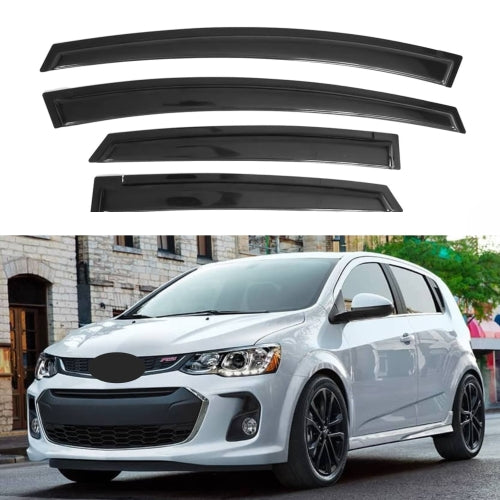 Window Visors for Chevrolet Sonic Hatchback 2012-2020 (5 - Door), 4-Piece
