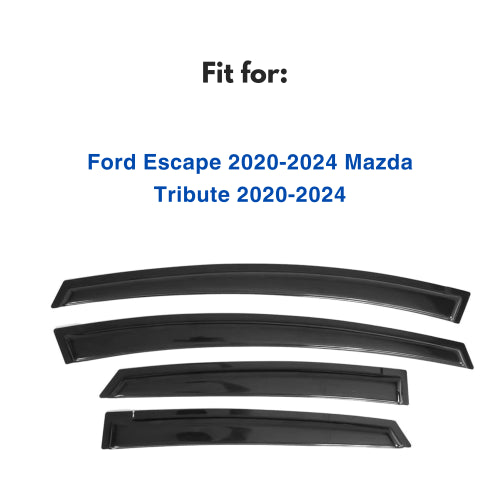 Window Visors for Ford Escape 2020-2024, 4-Piece