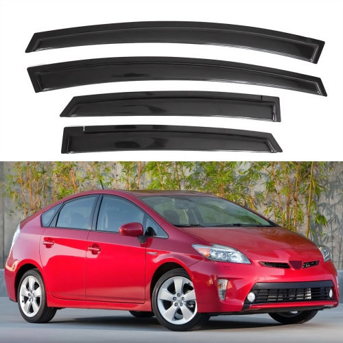 Window Visors for Toyota Prius 2010-2015, 4-Piece (Excludes Prius V & Prius C)