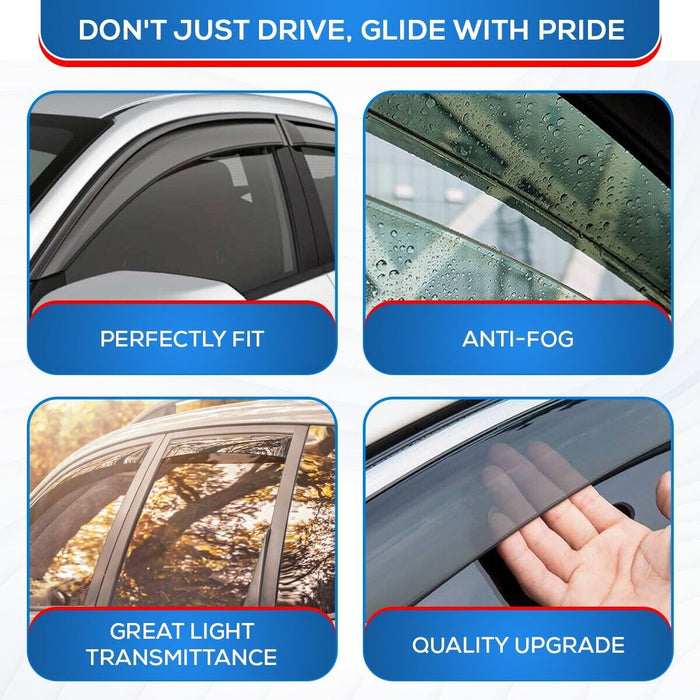 Window Visors for Mazda 5 2005-2018, 4-Piece