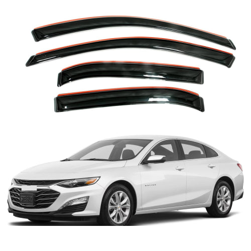 Window Visors for Chevrolet Malibu 2016-2021 (Excludes 2016 Limited Model), 4-Piece