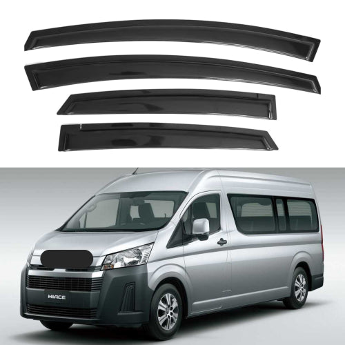 Window Visors for Toyota Hiace 2004-2019, 2-Piece