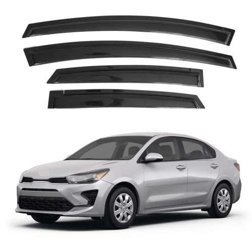 Window Visors for Kia Rio Sedan 2018-2023, 4-Piece