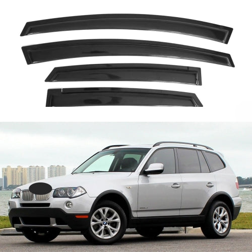 Window Visors for BMW X3 2003-2010, 4-Piece