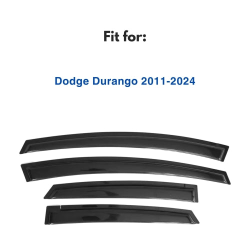 Window Visors for Dodge Durango 2011-2024, 4-Piece