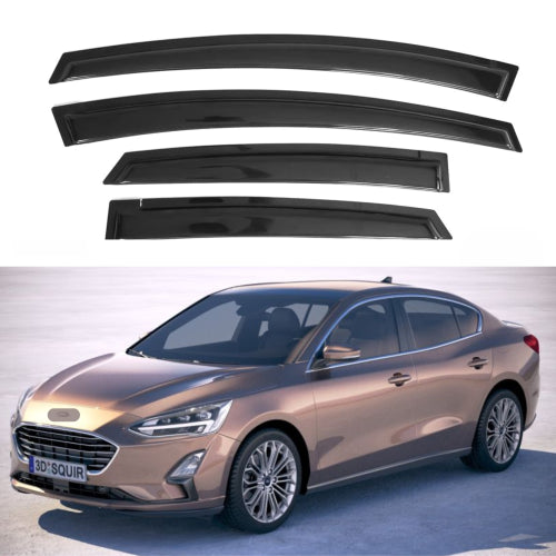 Window Visors for Ford Focus 2019-2023, 4-Piece