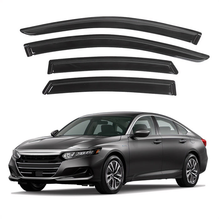 Window Visors for Honda Accord Sedan 2018-2023, 4-Piece