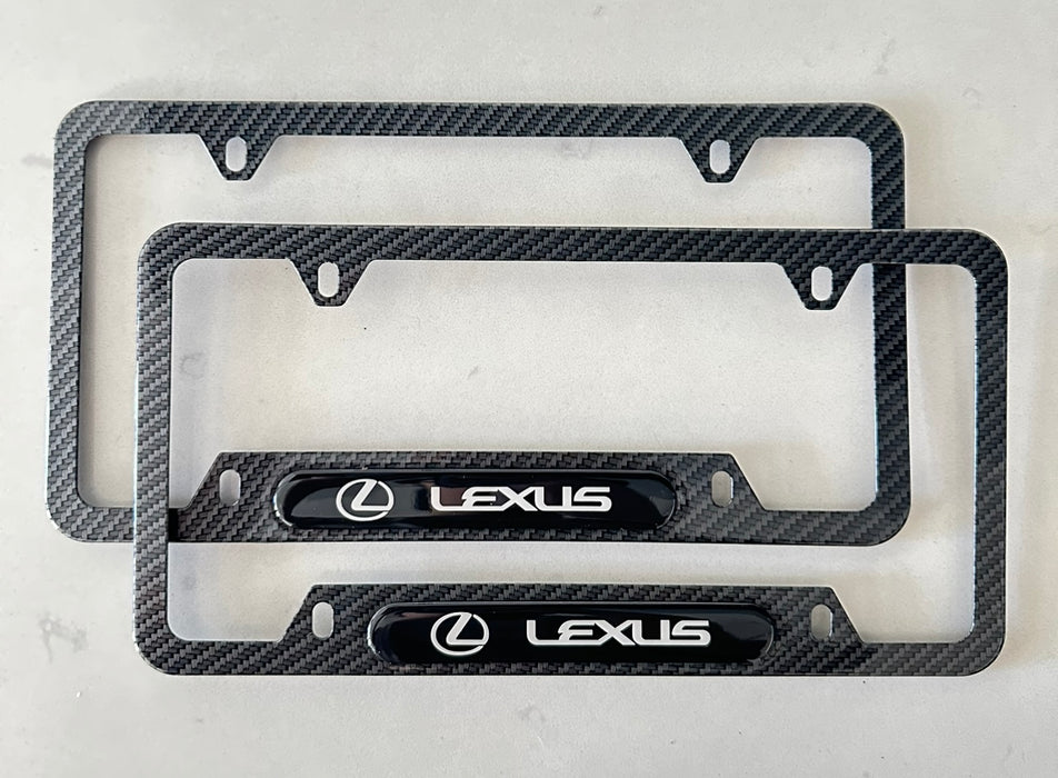 Lexus License Plate Frame (Carbon Fiber Style)