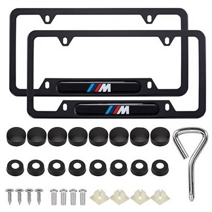 BMW M Performance License Plate Frame (Matte Black Style)