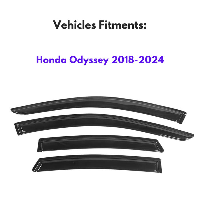 Window Visors for Honda Odyssey 2018-2023, 4-Piece