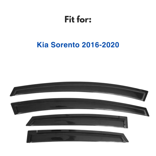 Window Visors for Kia Sorento 2016-2020, 4-Piece