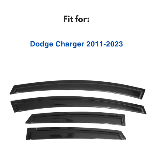 Window Visors for Dodge Charger 2011-2023, 4-Piece