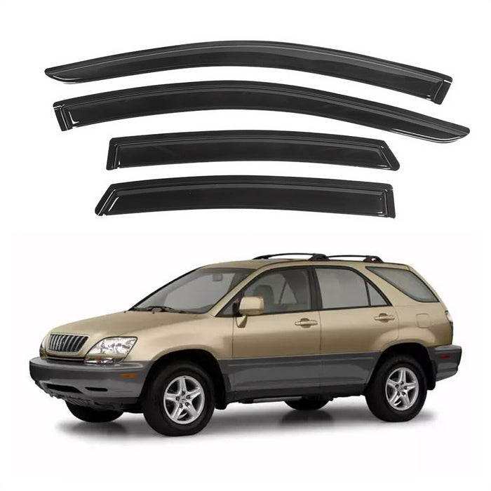 Window Visors for Lexus RX Series 1999-2003, 4-Piece