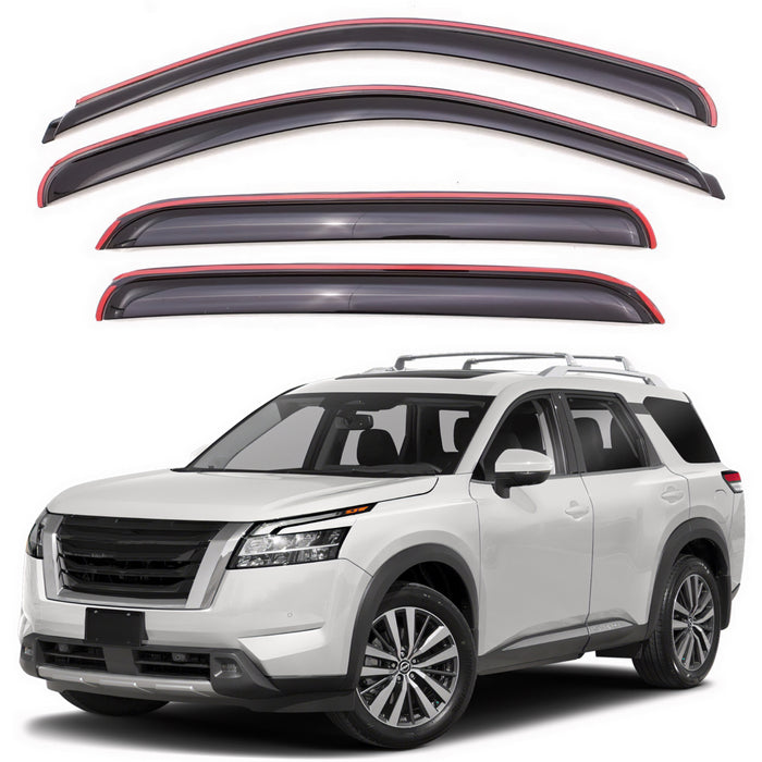 Window Visors for Nissan Pathfinder 2022-2023, 4-Piece