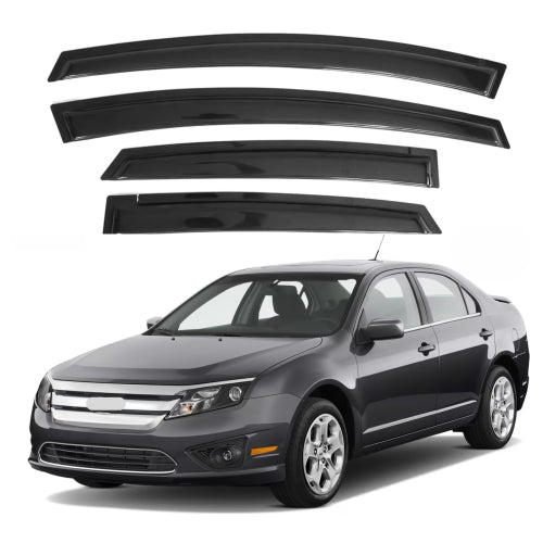 Window Visors for Ford Fusion 2006-2012, 4-Piece (Tape-On)